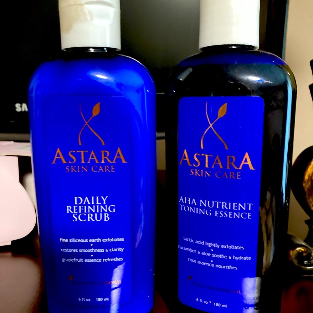 Astara scrub and toner